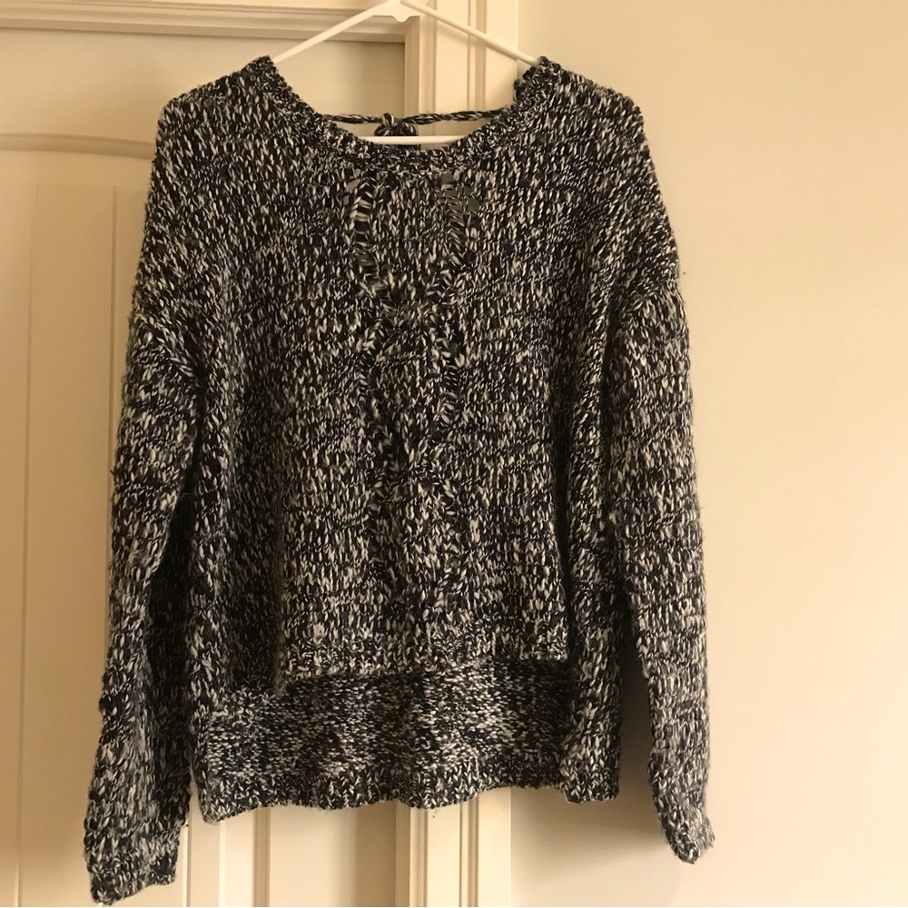California Moonrise Distressed Sweater- Large